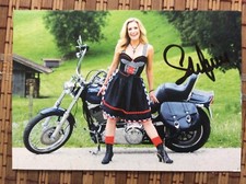 Originalautogramm Stefanie Hertl