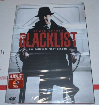 The Blacklist: The Complete First Season 1 (DVD, 2014, 5-Disc) James Spader NEW