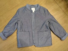 Cat  Jack Girls Light Quilted Jacket Blue Sz. XS 4/5