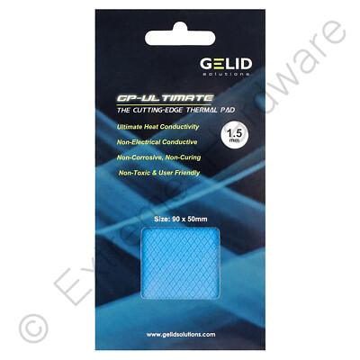 Gelid Solutions GP-Ultimate Wärmeleitpad 90 x 50 x 1,5 mm 15 W/mK TP-GP04-C