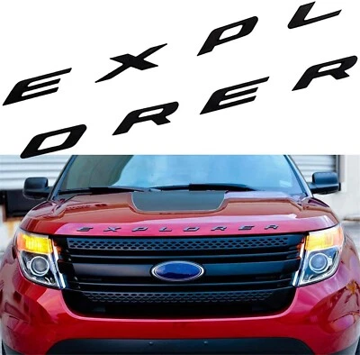 Front Hood Explorer Letters Decal Fit for 2011-2026 Explorer Model Emblem Badge - Bild 1 von 4