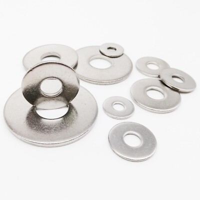 M2.5-M16 304 Stainless Steel Extra Large Size Big Wide Flat Washer Plain Gasket