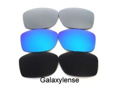 Galaxy Replacement Lenses For Oakley Jupiter Squared Black/Blue/Gray Polarized