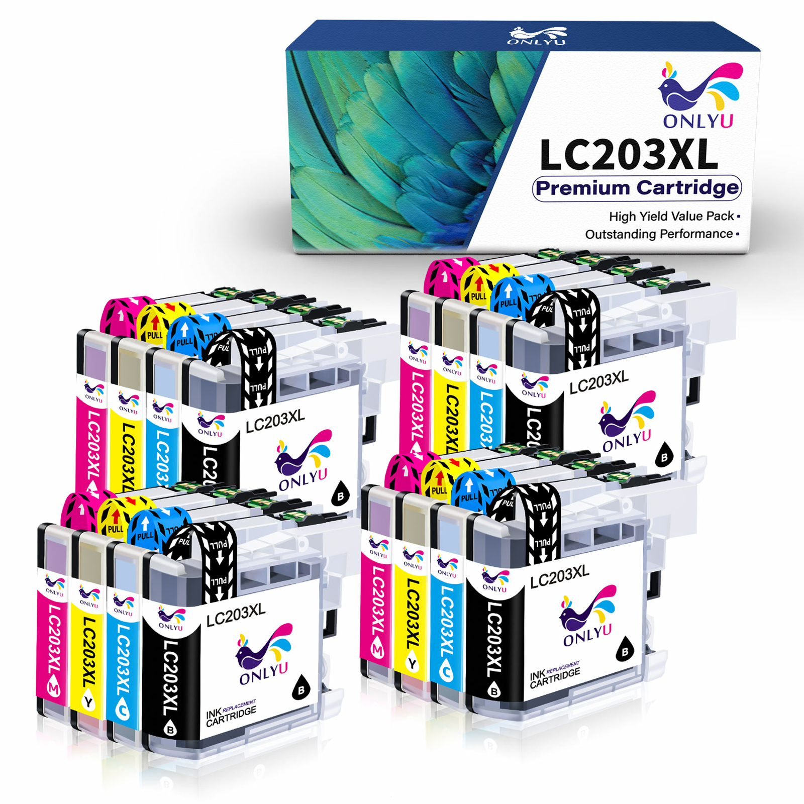 LC203XL Ink for Brother MFCJ4620DW MFCJ5520DW MFCJ5720DW MFCJ4420DW