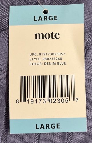 BLU ""MOTE"". CAMICIA A MANICHE LUNGHE ALTA BASSA TAGLIA: Large - Foto 4 di 4
