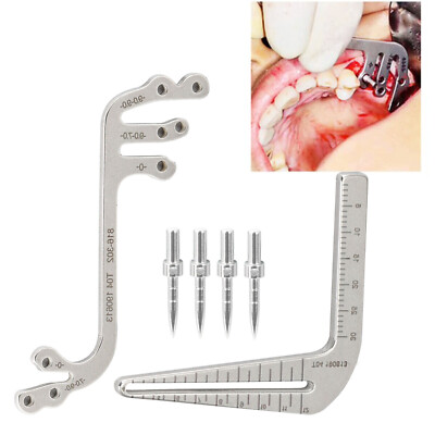 1 Kit Dental Implant Guide Tools Surgical Drill S/ L Type Depth Pin Instrument