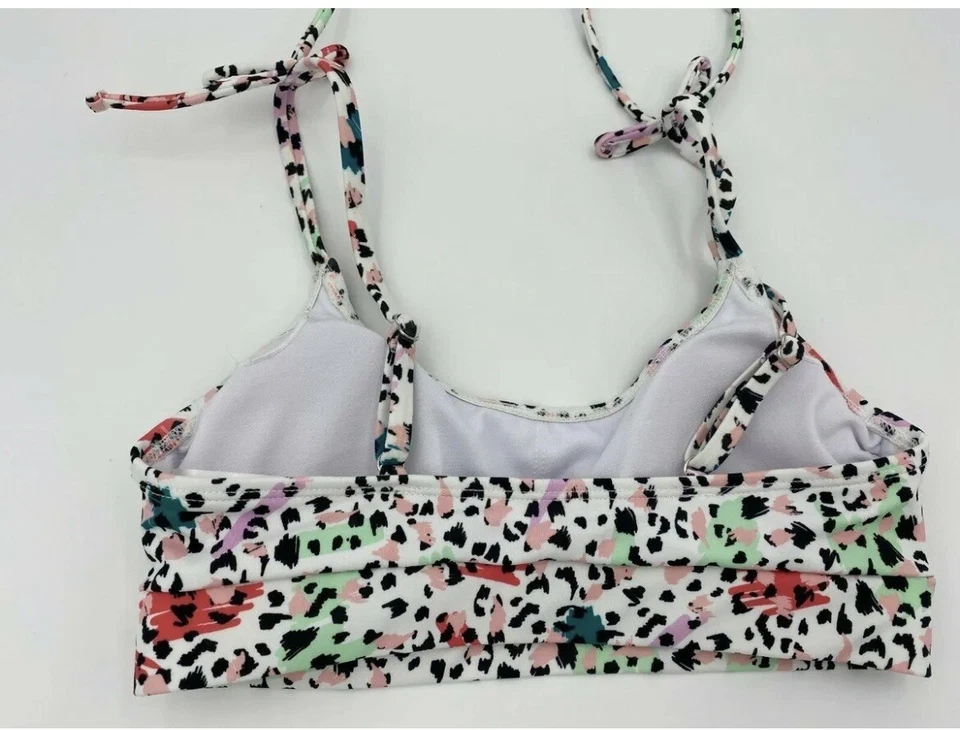Salt & Cove Women's Bikini Top Swimsuit Size XS Waiting Fur design New - Изображение 4 из 4