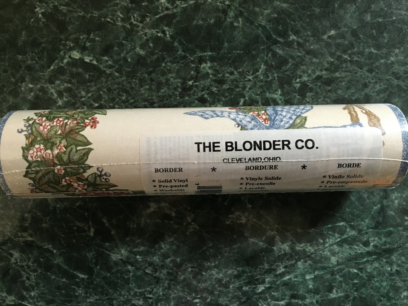 Floral Wallpaper Border CJ80012B x 6 Spools by The Blonder Co. eBay