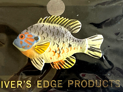 Bluegill Pin Hand Crafted Pewter Painted Pin Hat Tie Pin Rivers