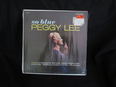 PEGGY LEE, So Blue USA New Sealed Old Stock LP