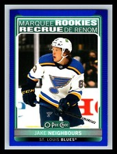 2021-22 O-PEE-CHEE HOCKEY OPC RETRO ROOKIE BLUE SP #614 JAKE NEIGHBOURS BLUES