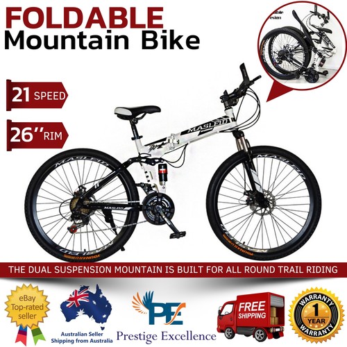 21 Speed Foldable Mountain Bike Dual 