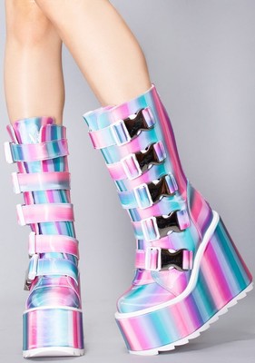 YRU Dune Techno Platform Boots Size 10