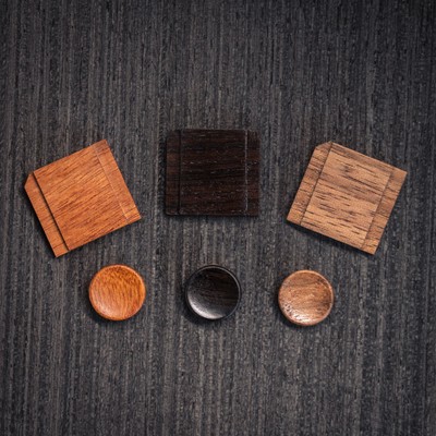 Retro Wood Camera  Shutter Release Button Hot Shoe Cover Cap Kit for Nikon zfc
