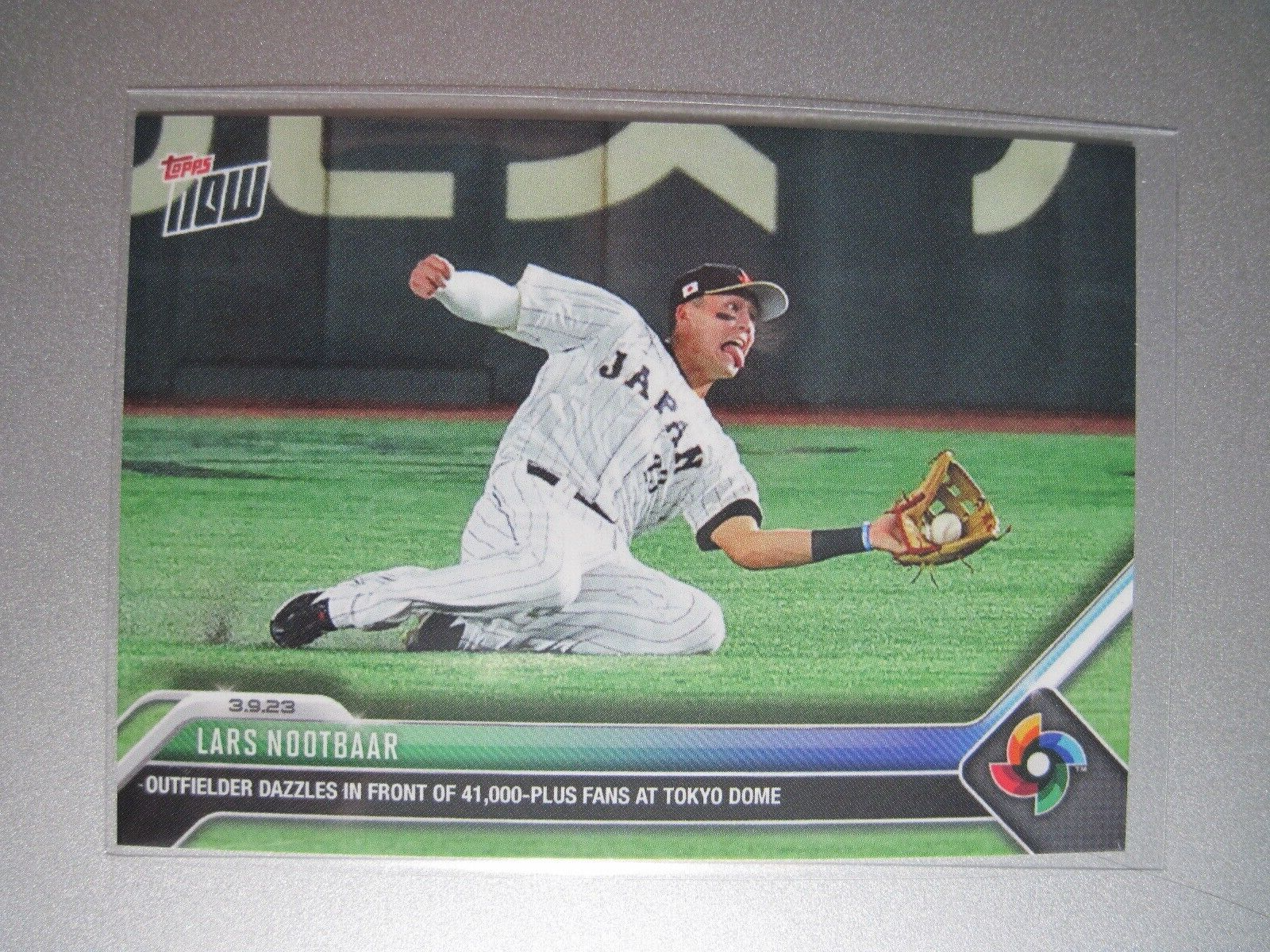 2023 TOPPS NOW WORLD BASEBALL CLASSIC LARS NOOTBAAR #WBC-9