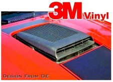 Shaker Scoop Stripe Fits Mach 1 Mustang Graphic Decal On 3m Film