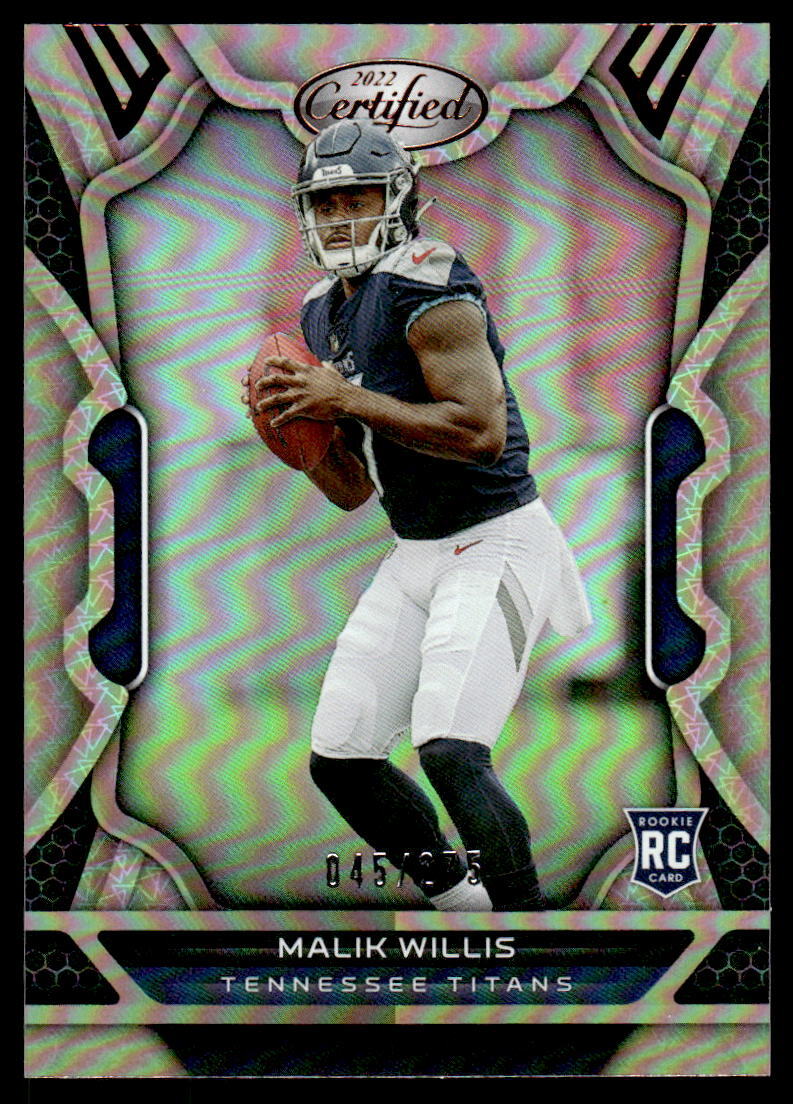 2022 Panini Certified #103 Malik Willis Mirror Bronze #/275