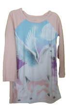 Girl's XS  4/ 5 Sleep Shirt Nightgown Pajamas Unicorn