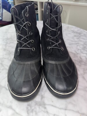 SOREL CHEYANNE METRO LACE WP Boots Black Suede NM3454 010 Sorel Cheyanne Metro II Waterproof Sneak – SB-NY main image 2