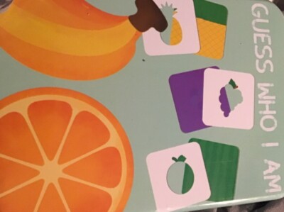 Montessori Kids Learning Flash Cards Fruits Toy Jigsaw 