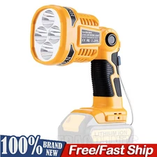 LED Work Light Spotlight Jobsite Light For DeWalt 20V Li-Ion Battery 1120LM 12W
