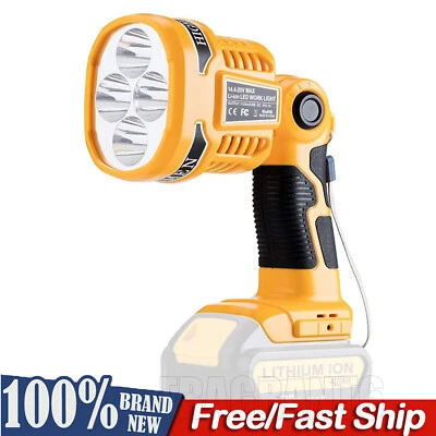 LED Work Light Spotlight Jobsite Light For DeWalt 20V Li-Ion Battery 1120LM 12W