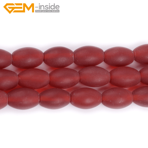 Natural Red Agate Crackle Spacer Beads for Jewelry Making 15" Rondelle Olivary - Picture 33 of 64