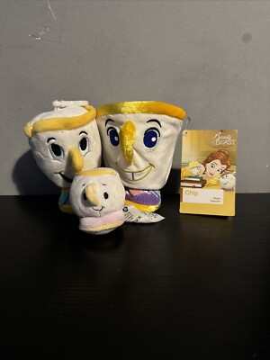 Disney Die Schöne und das Biest Plüsch Set Konvolut Tasse Set X3