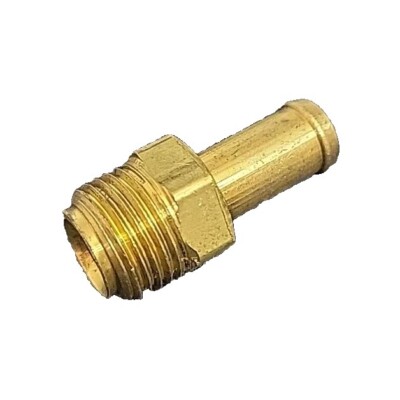  Brass Fuel Line Fitting Inverted Male Connector 3/8 Hose I.D.x 3/8 Tube Illustration 