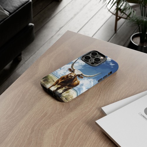 Bull Horns Blue Sky - Phone Ink Cover Case for iPhone, Galaxy, Pixel - 第 69/281 張圖片