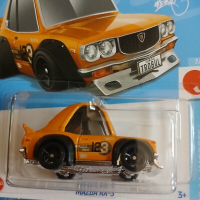 MAZDA RX-3 HOT WHEELS JAPAN IMPORTS 7/10 ORANGE 2024-156 MAD MIKE
