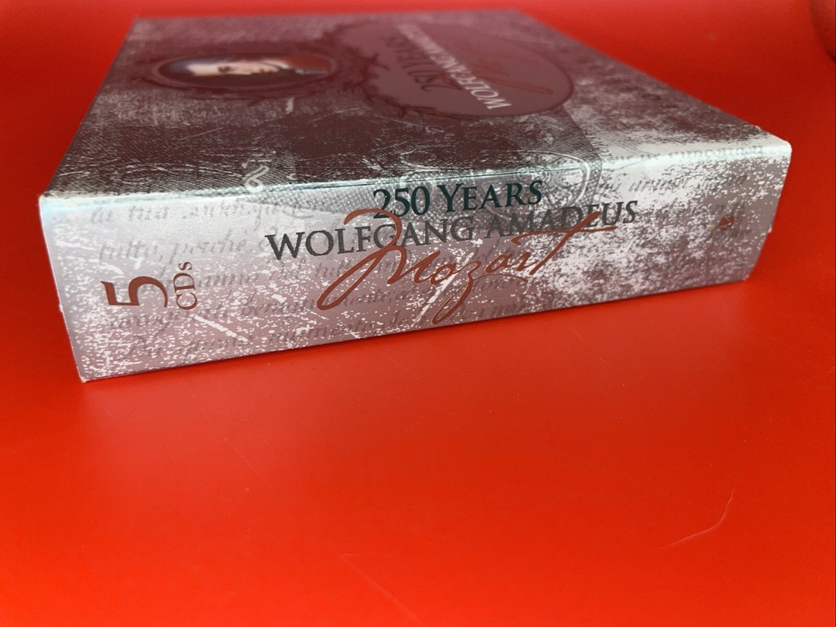WOLFGANG AMADEUS MOZART • 250 Years Forever Mozart 5 CD Box
