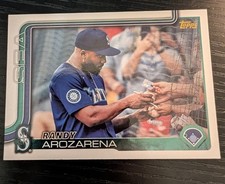 2025 Topps Series 1 - Randy Arozarena #111 Golden Mirror Image Variation