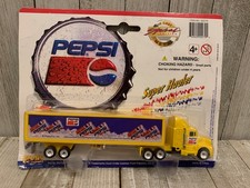 Pepsi Super Hauler Die Cast Metal Golden Wheel Yellow 1997