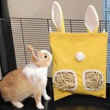Rabbit Ears Small Animal Feeder Bag Cage Accessories  Bunny Guinea Pigs
