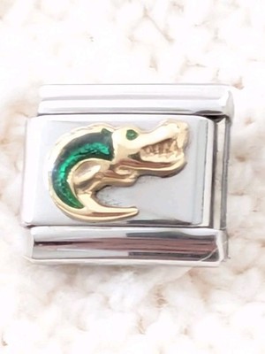 Authentic My Name Alligator Italian Collection Charm 9mm Link E173