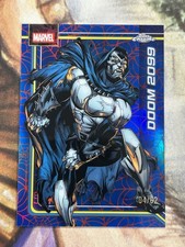 2026 Topps Chrome Marvel Doom 2099 #112 Spider-Web Red Blue Refractor /62 🔥