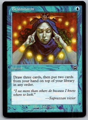Brainstorm 61 Common Mercadian Masques Magic: The Gathering Lightly Played