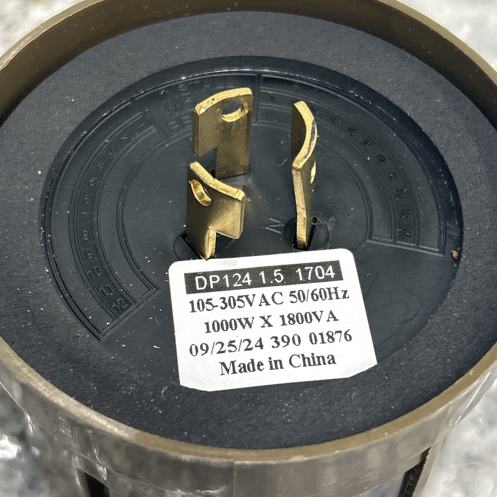 DTL Photoelectric Control Photocell Sensor 120-277VAC 50/60 Hz DP124 1.5 TJ