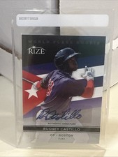 2014 Rize World Class Rusney Castillo #WC3 Black Autographs /50 (AU, RC)