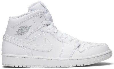 未使用 NIKE AIR JORDAN 1 MID PURE PLATINUM Preços baixos em Jordan 1 Retro Mid White Pure Platinum | eBay