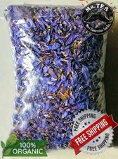 Organic Natural BLUE LOTUS Nymphaea Caerulea Dried Flower 100 Harbal SMOKE / TEA