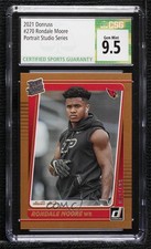 2021 Donruss Rated Rookie Portrait Studio Series /100 Rondale Moore CSG 9.5 0e1b