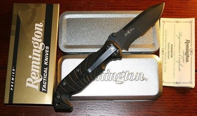 NEW Remington Law Enforcement Tactical Tango II Knife Italian Made Collectible