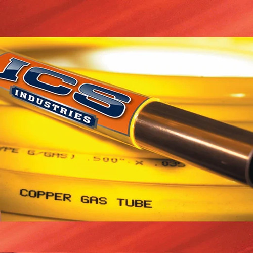Yellow Coated Copper Gas Tubing for Propane & Natural Gas