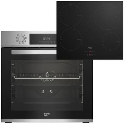 BEKO BBSM12340X, Einbaubackofenset (Induktion, A, 72 l)