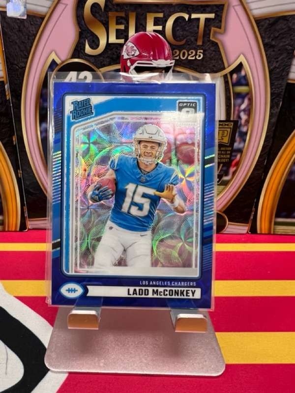 2024 Donruss Optic - Blue Scope #266 Ladd McConkey