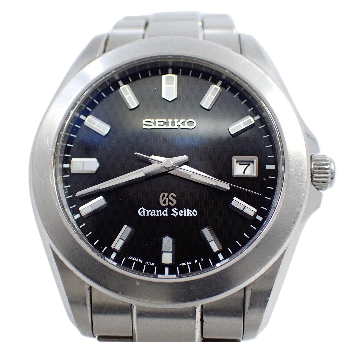 Grand Seiko 腕時計 黒 ステンレス Grand Seiko SBGC221 Chronograph GMT Black Ceramic Spring