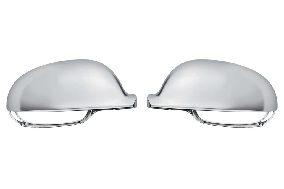 VW Golf Mk5 03-09 Matt Satin Wing Door Mirror Cover Set Pair Driver Passenger