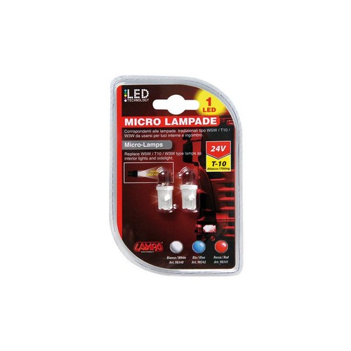 LAMPA Blister 2 lámparas bombillas W5W LED 24V W2 2X9 5D - Imagen 1 de 8